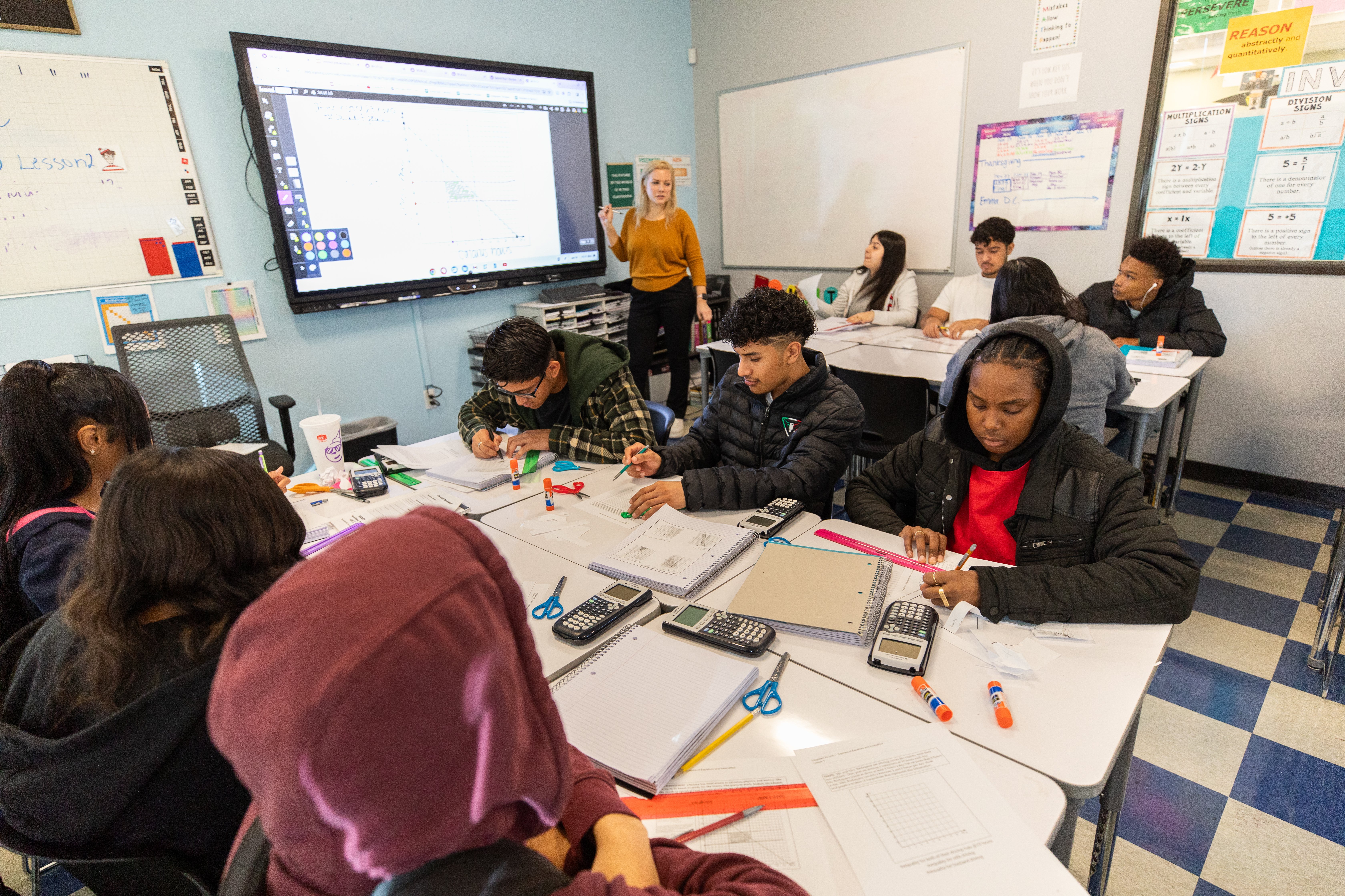 A SMG class at work.