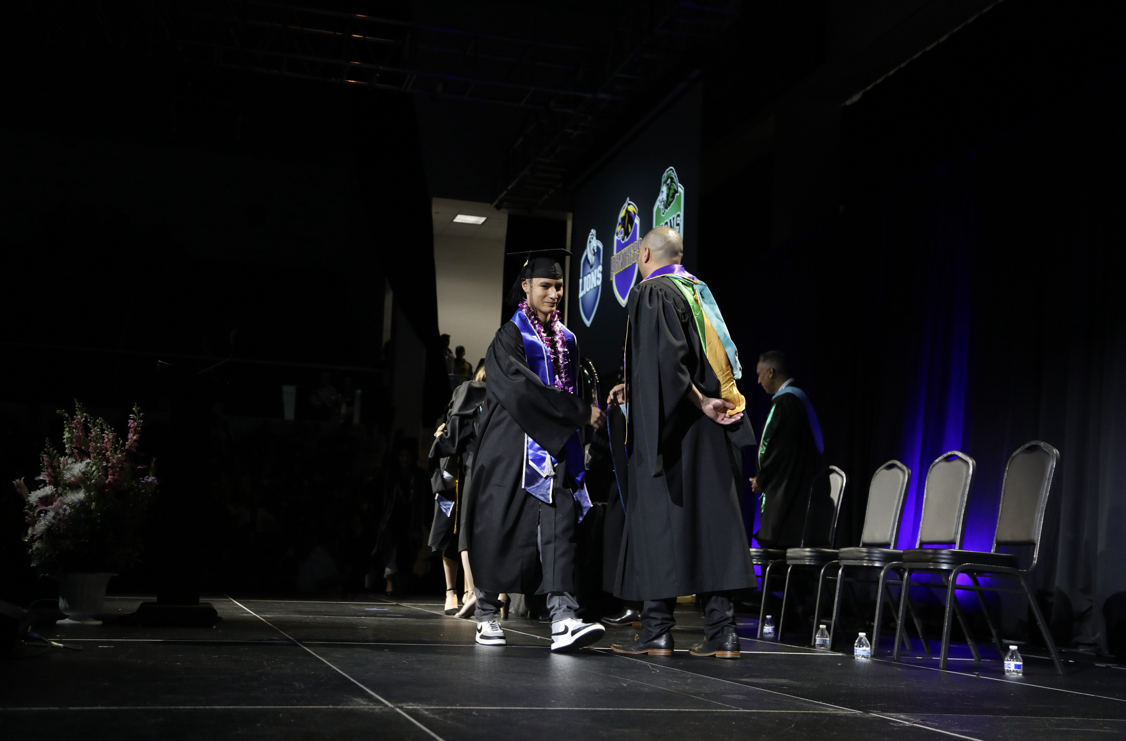 A graduation ceremony.