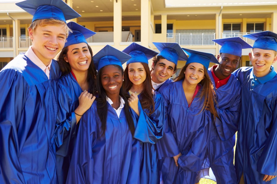 A high school graduation.